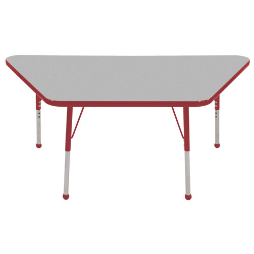 ECR4kids 30" x 60" Trapezoid Activity Table in Various Colors