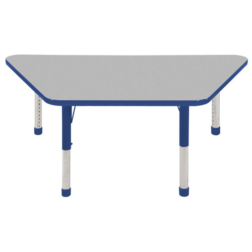 ECR4kids 30" x 60" Trapezoid Activity Table in Various Colors