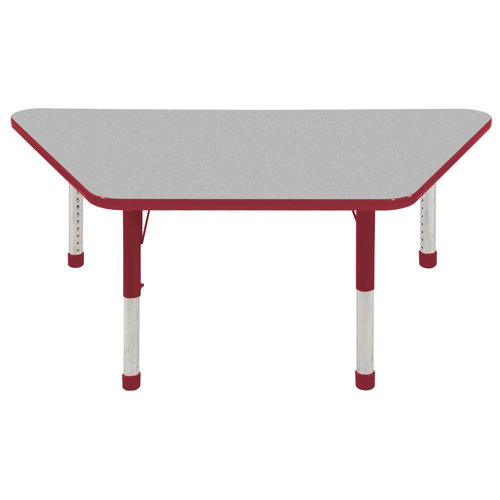 ECR4kids 30" x 60" Trapezoid Activity Table in Various Colors