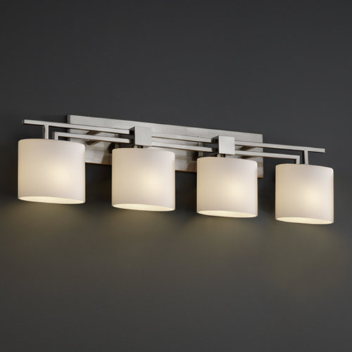 Justice Design Group Fusion Aero 4 Light Bath Vanity Light