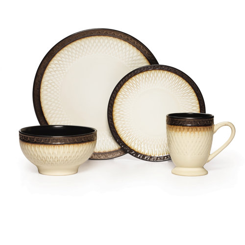 Mikasa Gourmet Basics Sorrento 16 Piece Dinnerware Set & Reviews Wayfair