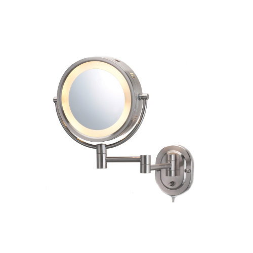 Jerdon Lighted 5X Magnifying HardWired Wall Mirror & Reviews Wayfair