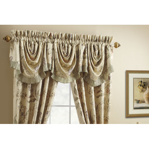 Croscill Iris Rod Pocket Swag Curtain Valance On Popscreen