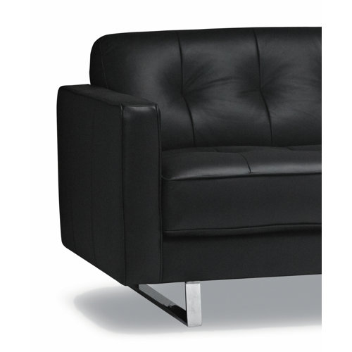 Sofas to Go Lincoln Leather Sofa & Reviews Wayfair