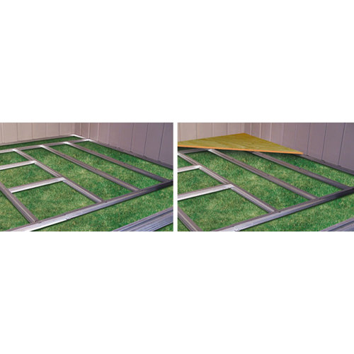 Arrow Shed Assembly Overview Youtube Quick View Floor Frame Kit