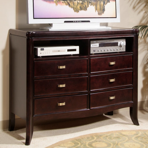 Somerton Dwelling Signature 6 Drawer Media Chest & Reviews Wayfair