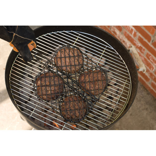Charcoal Companion NonStick Hamburger Grilling Basket & Reviews Wayfair