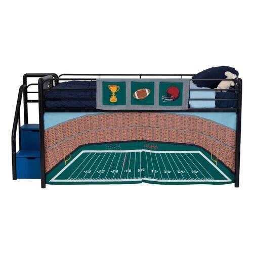 ... Football Stadium Curtain Set for Junior Loft Bed & Reviews | Wayfair