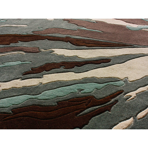 nuLOOM Barcelona Radiant Brown/Blue Area Rug & Reviews Wayfair