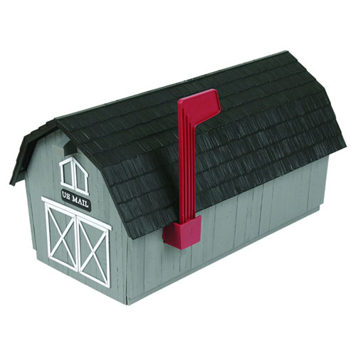 Flambeau Barn Style Post Mounted Mailbox & Reviews Wayfair