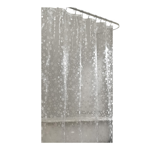 Maytex Ice Circles Vinyl Shower Curtain & Reviews Wayfair