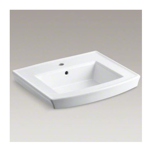 Kohler Archer Pedestal Lavatory Basin with Single-Hole Drilling