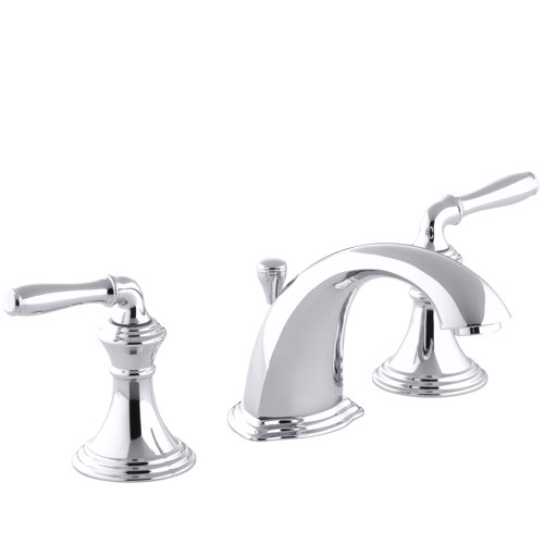 Kohler Devonshire Widespread Bathroom Faucet with Lever Handles ...
