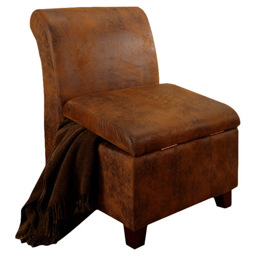 InRoom Designs Accent Storage Slipper Chair & Reviews