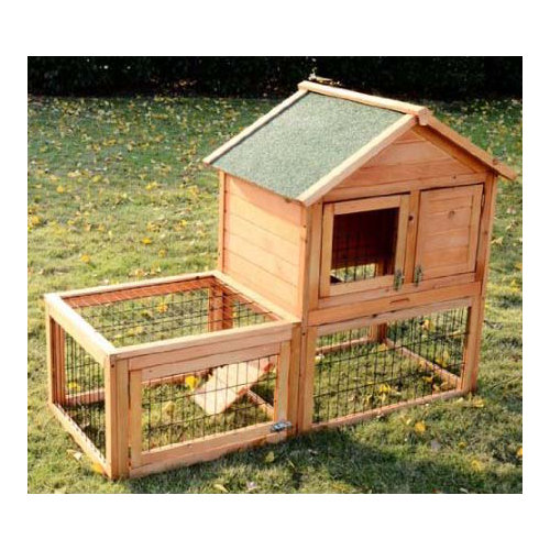 Aosom Rabbit Hutch with Outdoor Run & Reviews Wayfair
