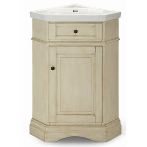  26quot; Single Corner Bathroom Vanity Set amp; Reviews  Wayfair Supply