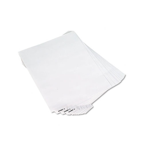 Kleer-Fax, Inc. 80000 Series Legal Index Dividers, Bottom Tab, Printed "Exhibit M", 25/Pack