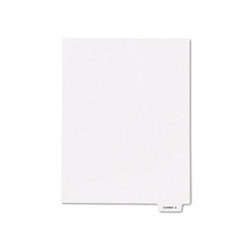 Kleer-Fax, Inc. 80000 Series Legal Index Dividers, Bottom Tab, Printed "Exhibit M", 25/Pack