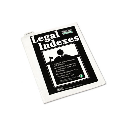 Kleer-Fax, Inc. 80000 Series Legal Index Dividers, Bottom Tab, Printed "Exhibit M", 25/Pack