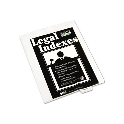 Kleer-Fax, Inc. 80000 Series Legal Index Dividers, Bottom Tab, Printed "Exhibit M", 25/Pack