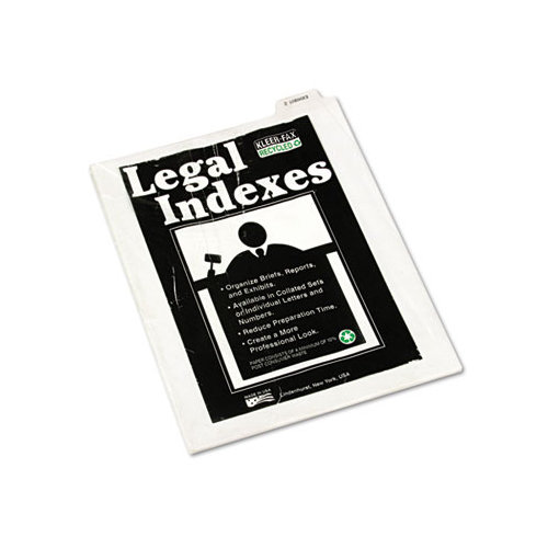 Kleer-Fax, Inc. 80000 Series Legal Index Dividers, Bottom Tab, Printed "Exhibit M", 25/Pack