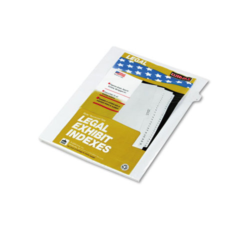 Kleer-Fax, Inc. 90000 Series Legal Exhibit Index Dividers, Side Tab, Printed "1", 25/Pack
