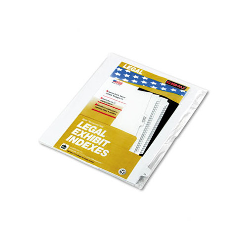 Kleer-Fax, Inc. 90000 Series Legal Exhibit Index Dividers, Side Tab, Printed "1", 25/Pack