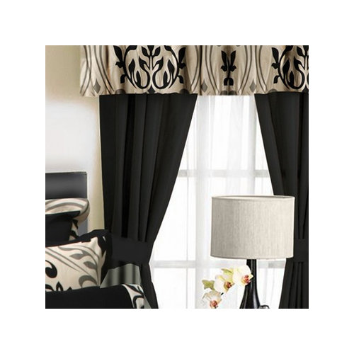 United Curtain Co. 5 Piece Burlington Rod Pocket Curtain Set & Reviews Wayfair