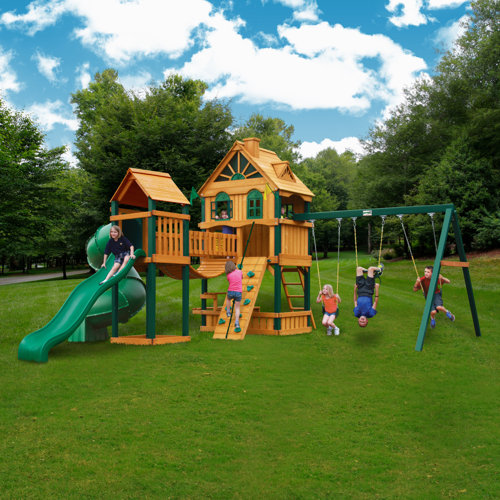 Gorilla Playsets WoodBridge Swing Set & Reviews Wayfair
