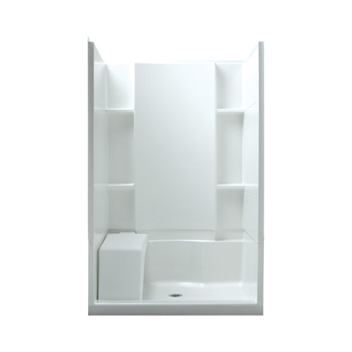 Accord 48" Seated Shower Kit with AgeinPlace Backers Wayfair