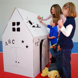 Cardboard Playhouse