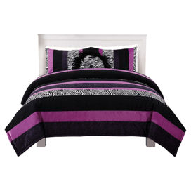 Ellington 7 Piece Comforter Set in Charcoal