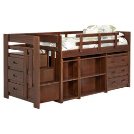 Clein Twin Loft Bed in Black