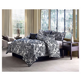 Harlow 4 Piece Comforter Set in White