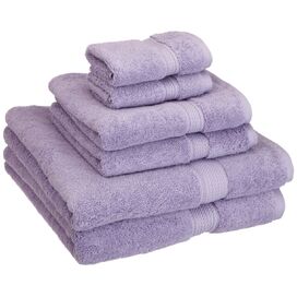 Superior Stripes 6 Piece Towel Set in Chocolate
