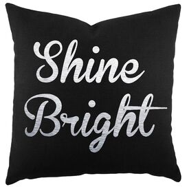 Shine Bright Cotton Throw Pillow