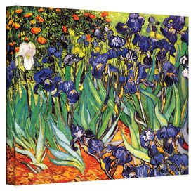 'Irises' by Vincent van Gogh Painting Print on Canvas