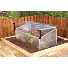 Single 3.5 Ft. W x 2 Ft. D Cold Frame Greenhouse