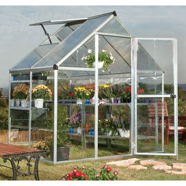 Hybrid 6 Ft. W x 4.5 Ft. D Polycarbonate Greenhouse
