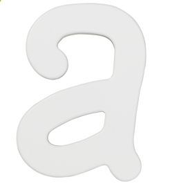 Solid Hanging Initials