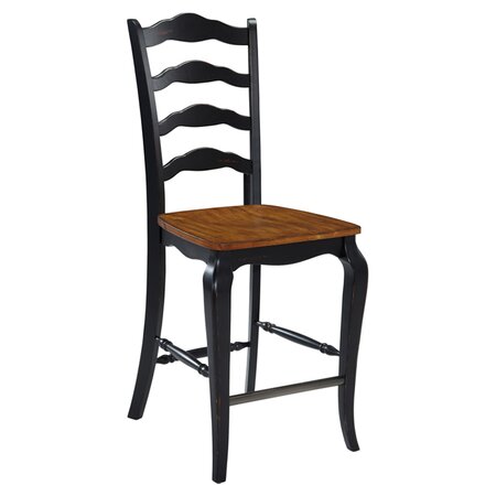 French Countryside 24 Counter Stool in Black