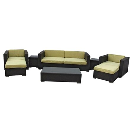 Venice 8 Piece Seating Group I with Peridot Cushions