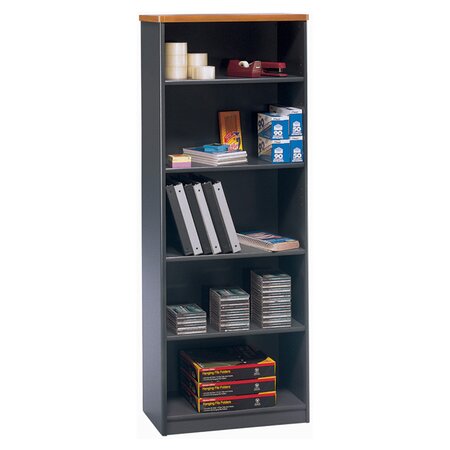 Park Street Bookcase in Slate & Natural Cherry