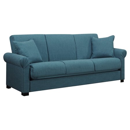 Rio Convertible Sleeper Sofa in Blue