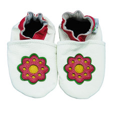 Augusta BabyFlower Soft Sole Leather Baby Shoes-image