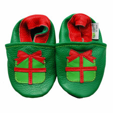 Augusta BabyChristmas Gift Soft Sole Leather Baby Shoes-image