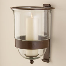 Simple Grande Wall Hurricane Candle Holder