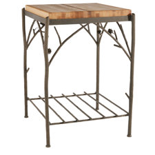 Prep Table with Butcher Block Top image