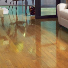 Color Strip 3-1/4 Solid White Oak Flooring in Natural High Gloss image