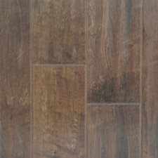 Distressed Plank 5 Engineered Maple Flooring in Molasses image